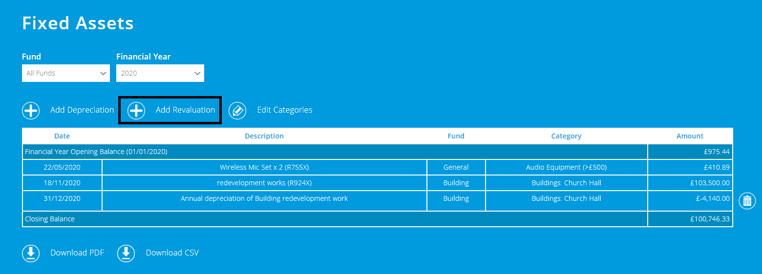 What is Fixed Asset Revaluation? ExpensePlus Help & FAQ