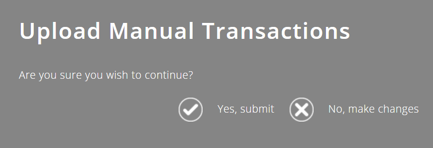 ExpensePlus confirmation popup