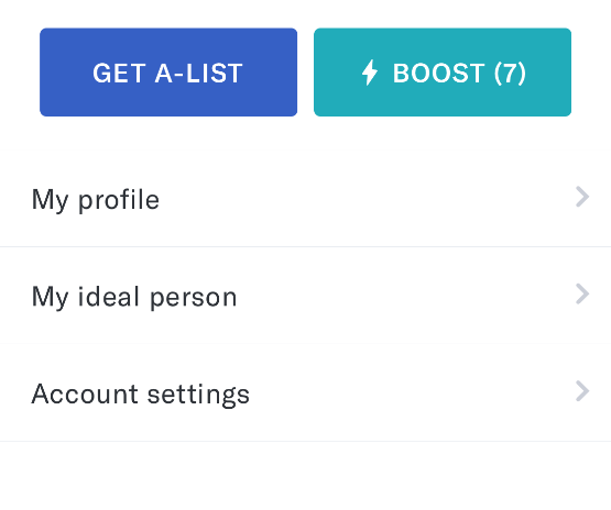 new profile page on