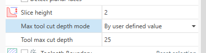 slice height