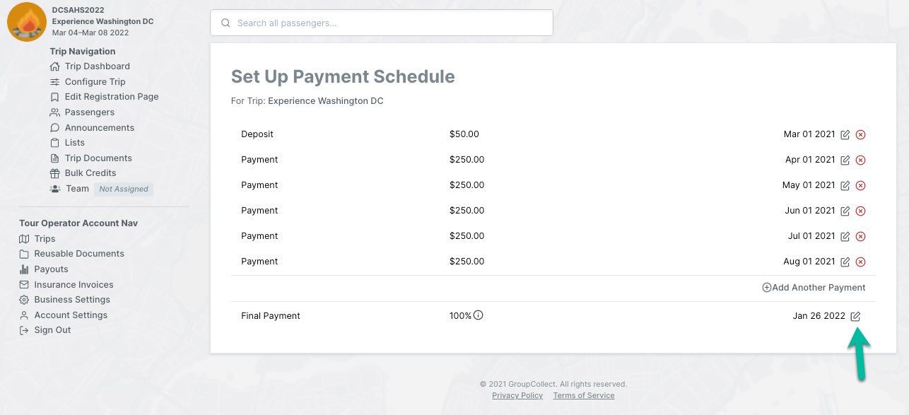 How Do I Change A Payment Date GroupCollect Knowledge Base