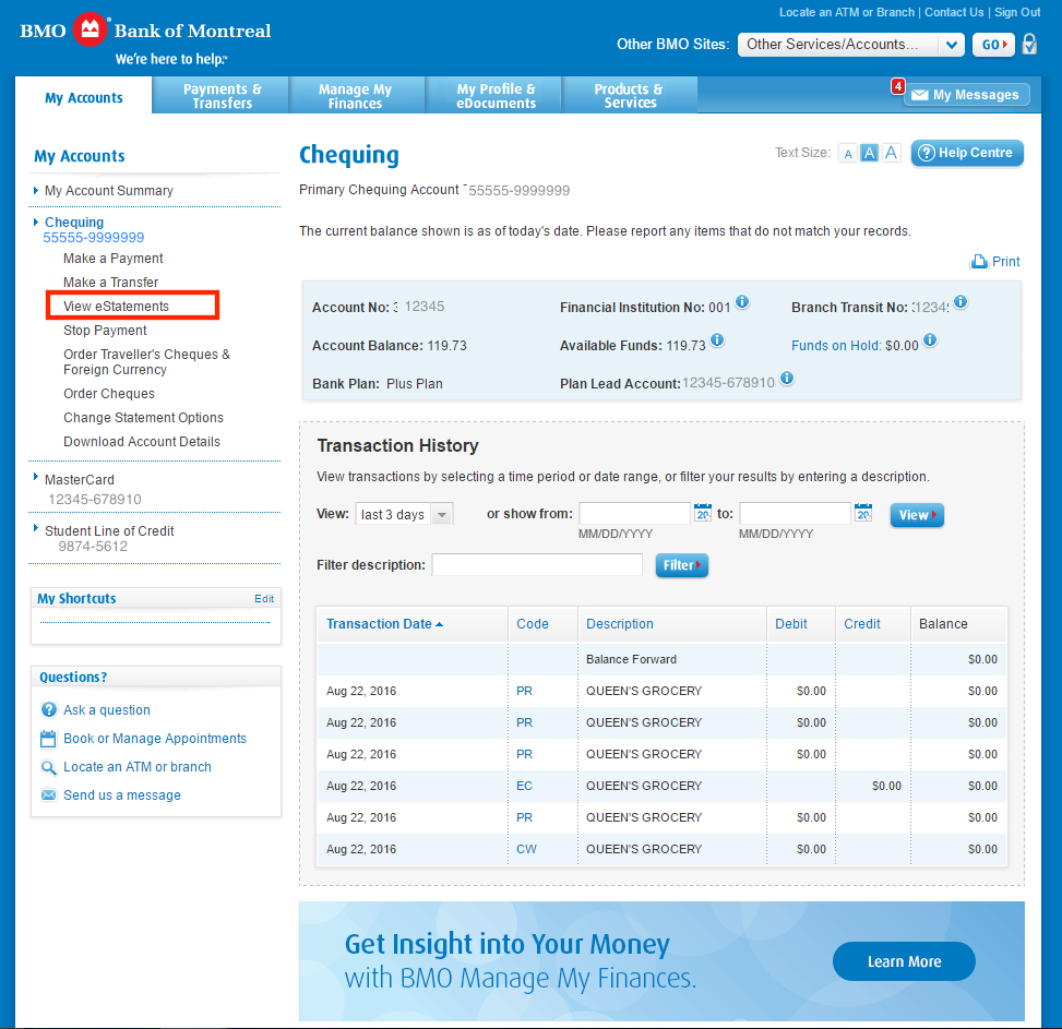 bmo set up online banking