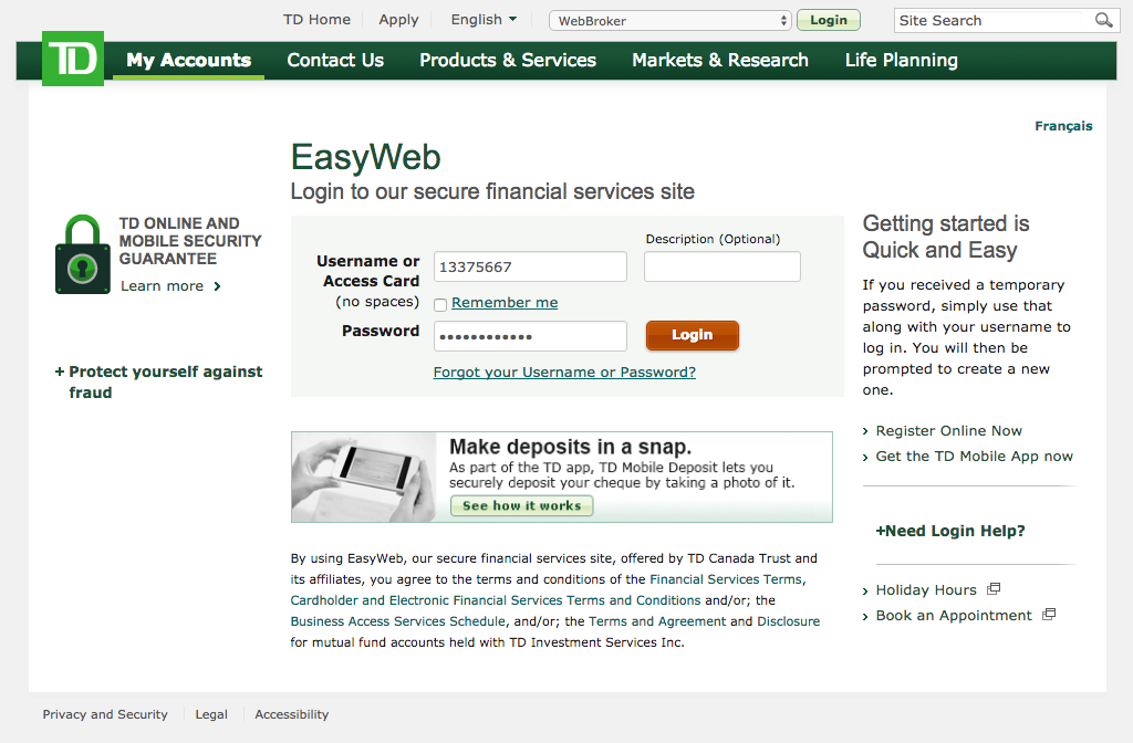 td-bank-business-direct-login-customer-service