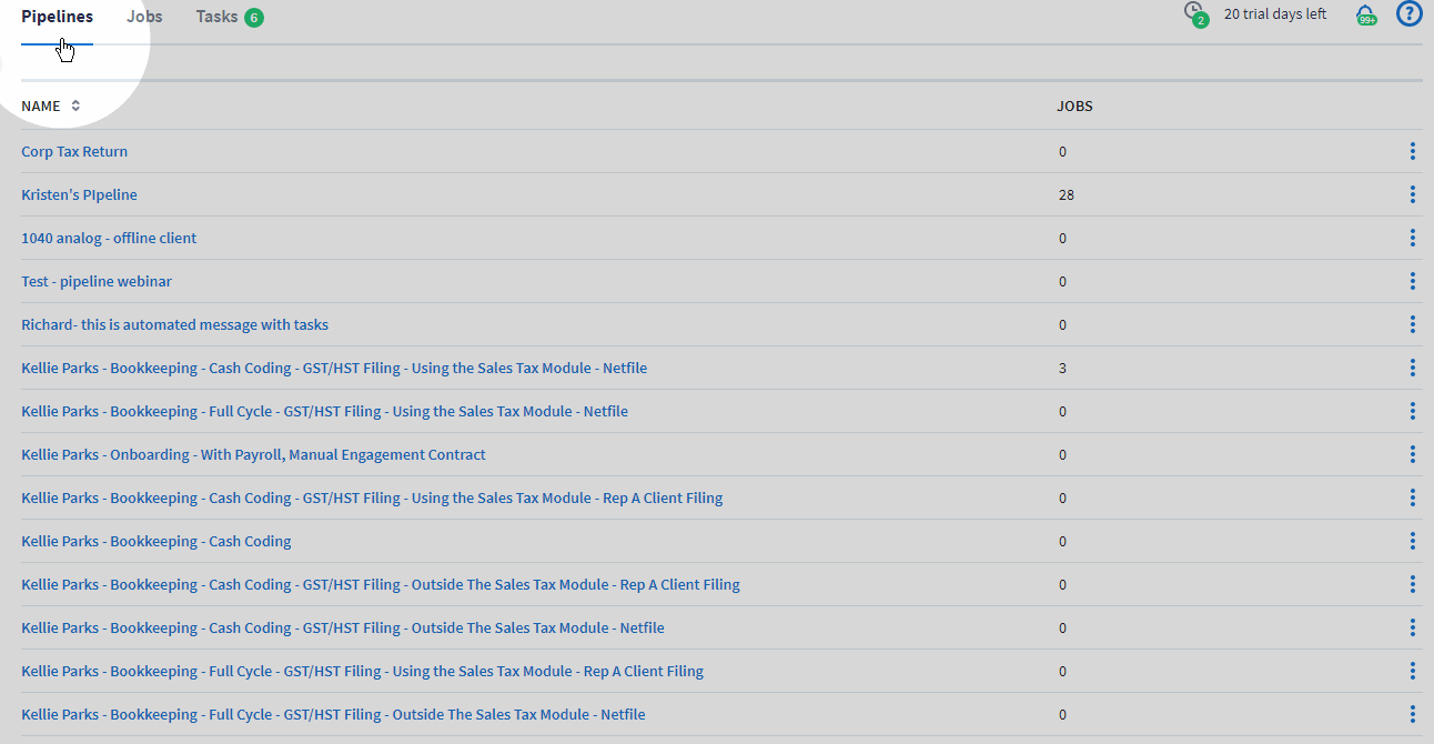Pipelines (Basic) Create & View TaxDome Help Center