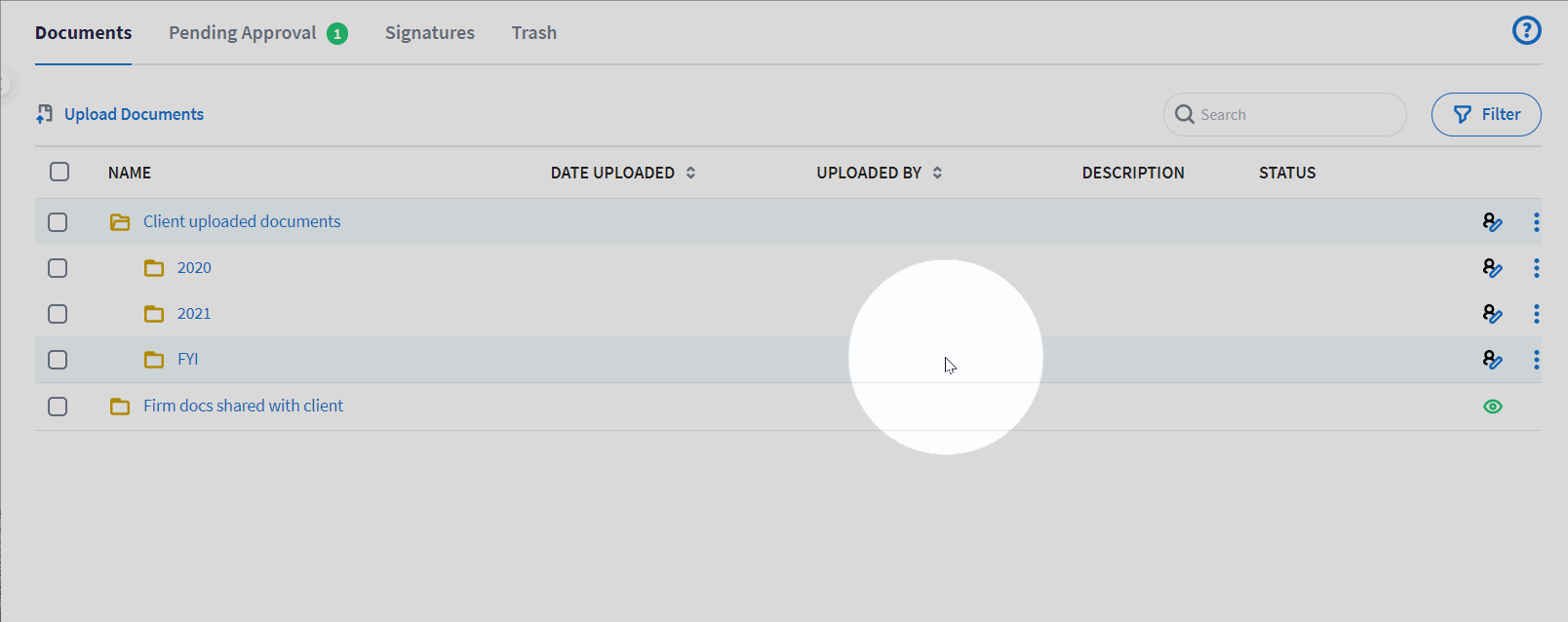 Working With Folders TaxDome Client Knowledge Base