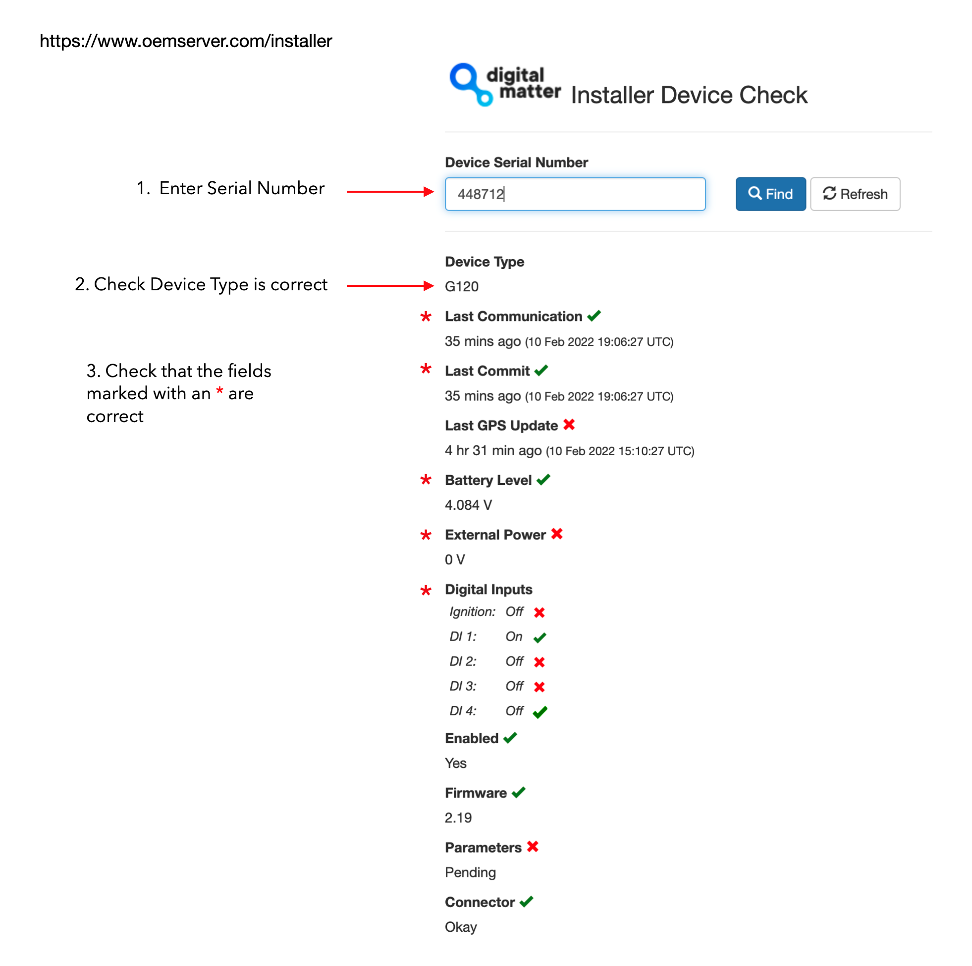 Install and On-board DM-G120 Device - Virtual Superintendent Knowledge Base