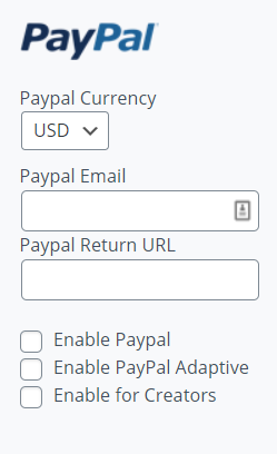 IDC » Payment Gateway » PayPal settings