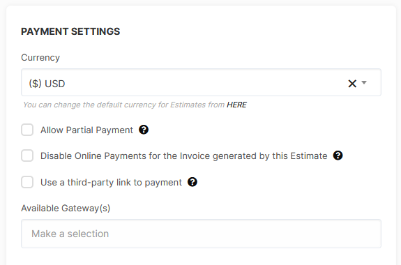 OFFICE: Estimates - SuiteDash Help Documentation