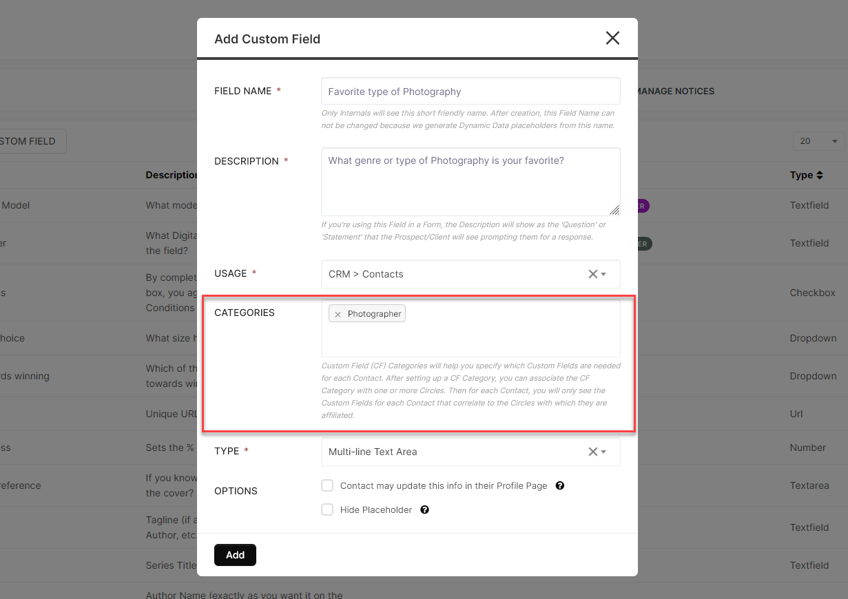 Assign custom fields – Documentation –