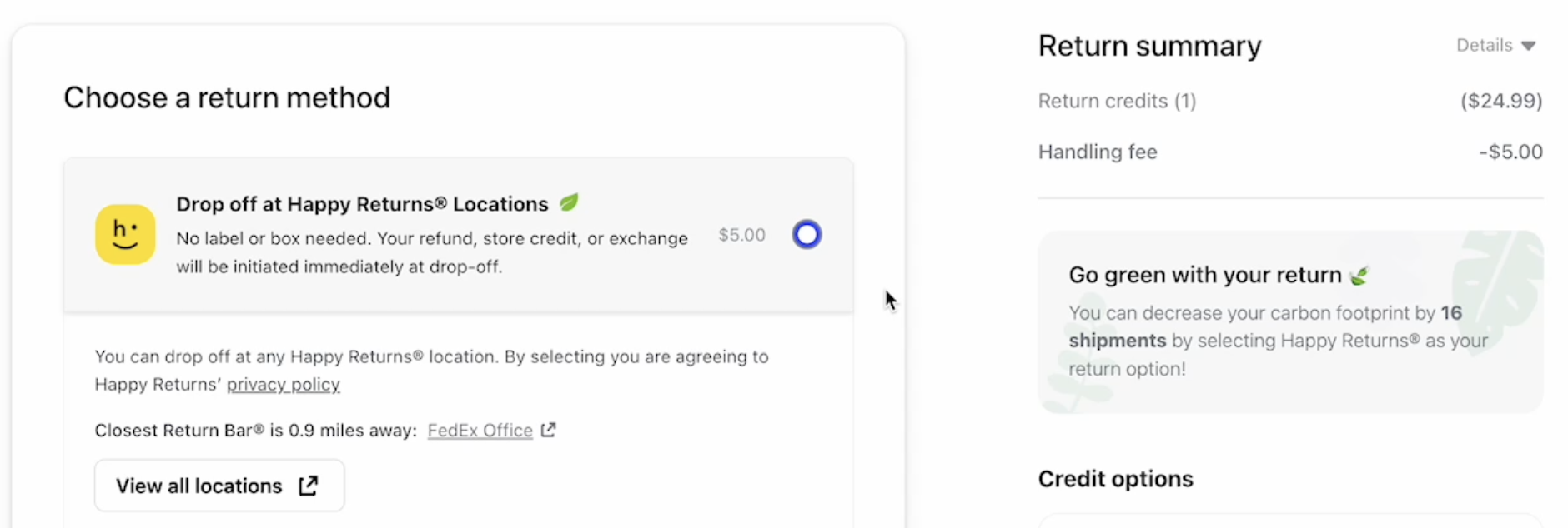 Sustainable Return Practices Loop Returns Help Center