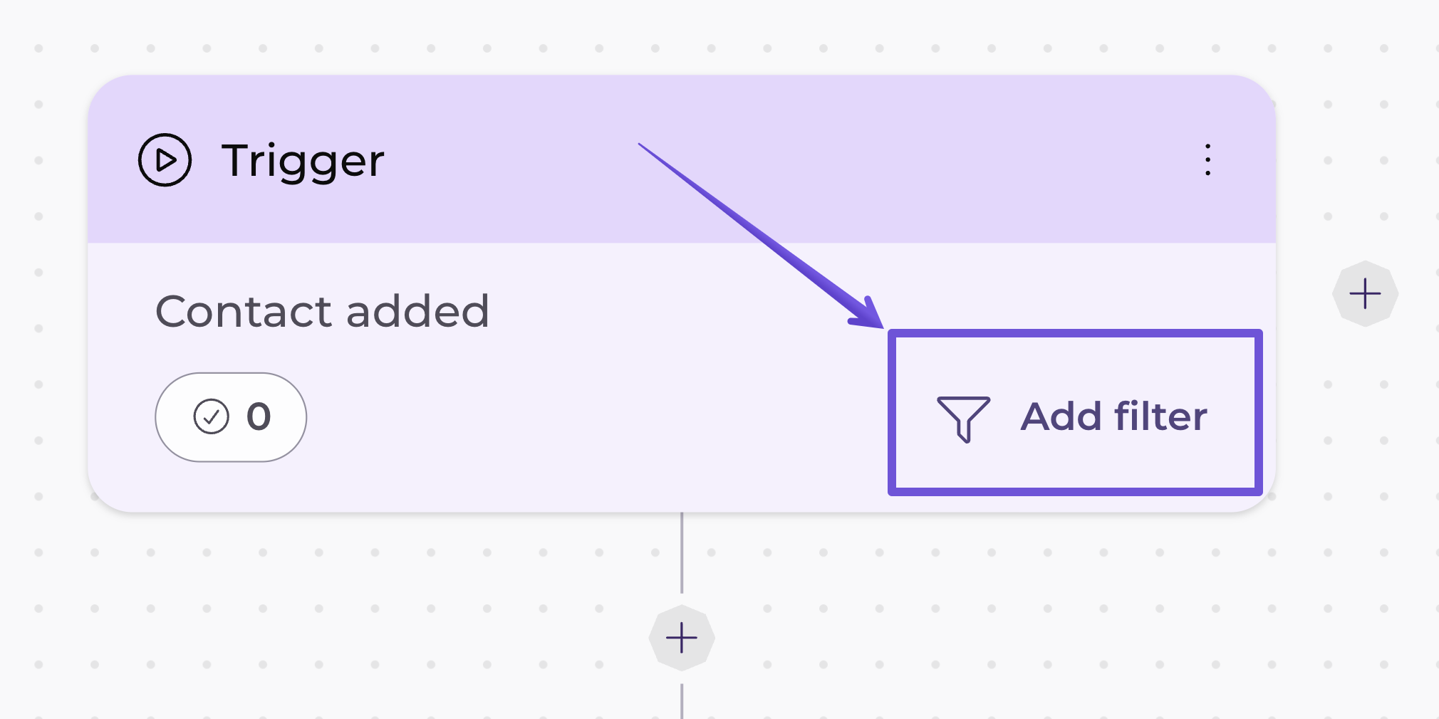 automation trigger filter