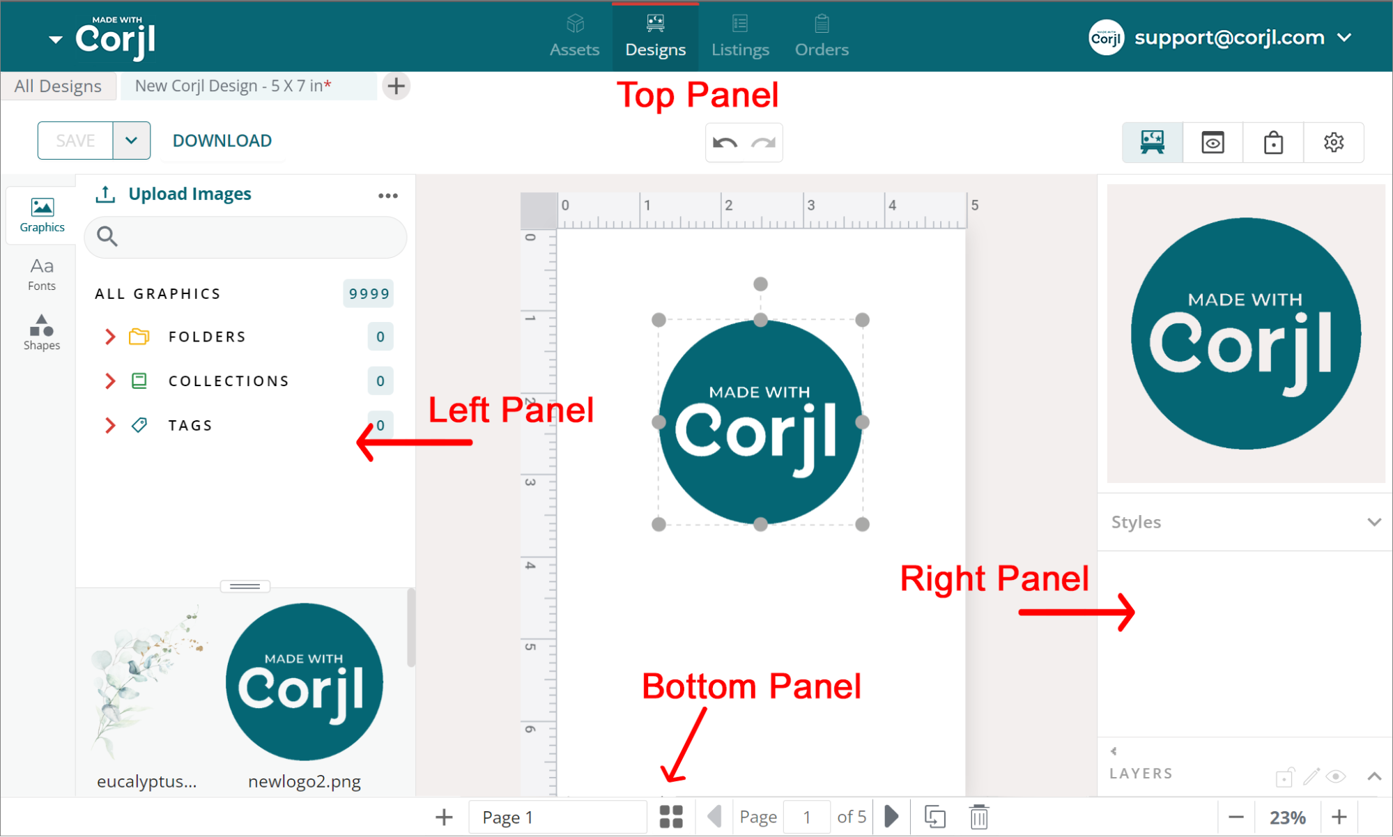 Design Editor Overview Corjl 2.0 Seller Designer Help
