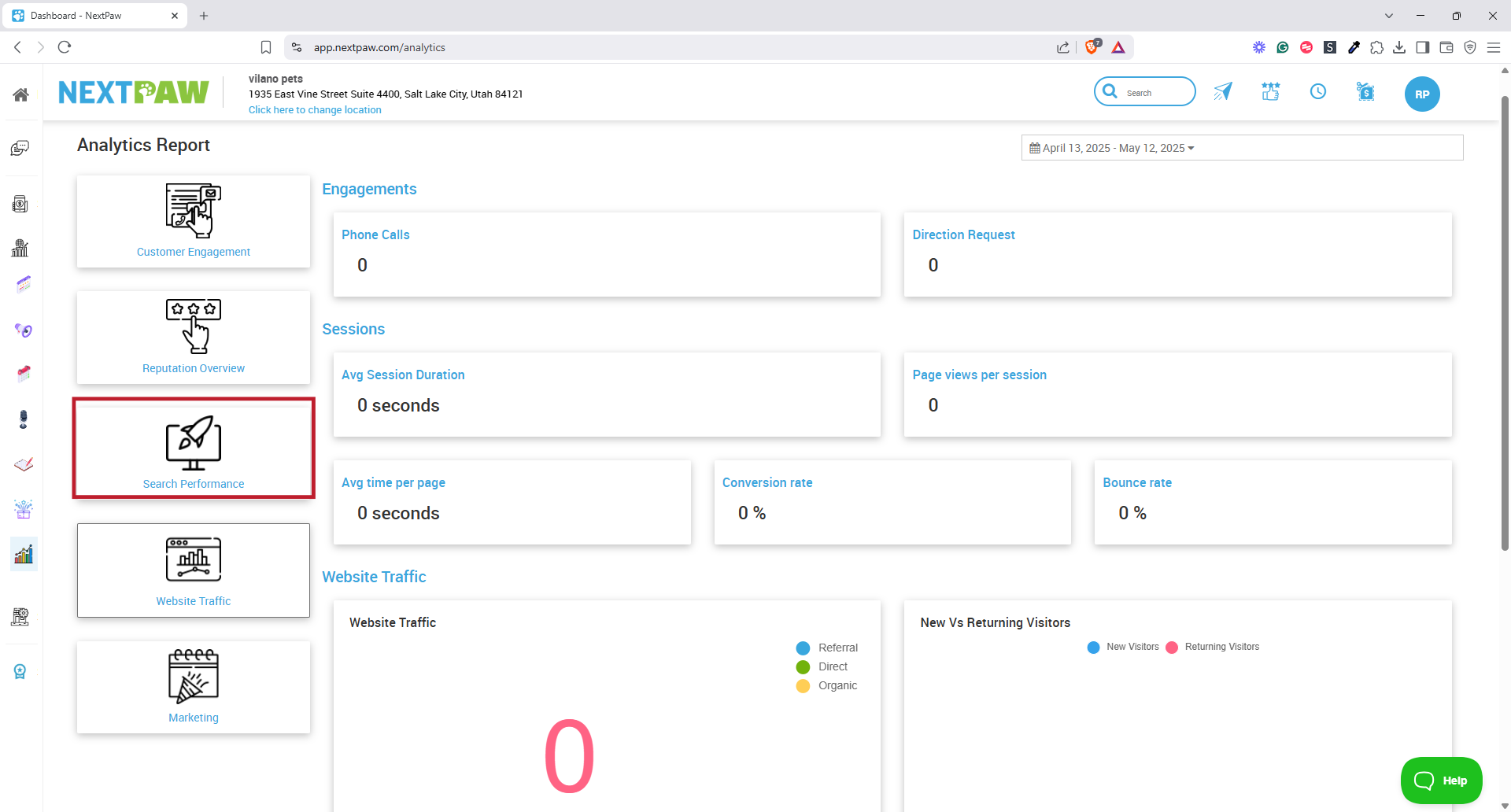 Search Performance Dashboard