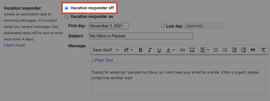 does boomerang for gmail work with inbox