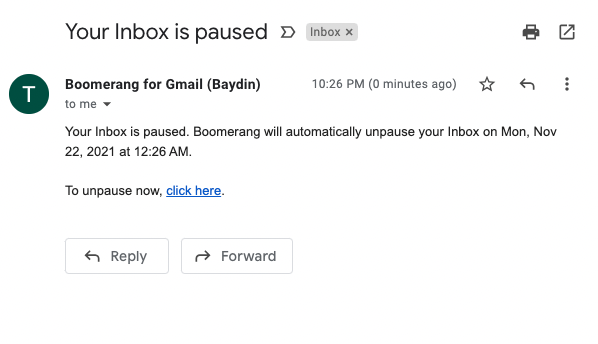 does boomerang for gmail work with inbox