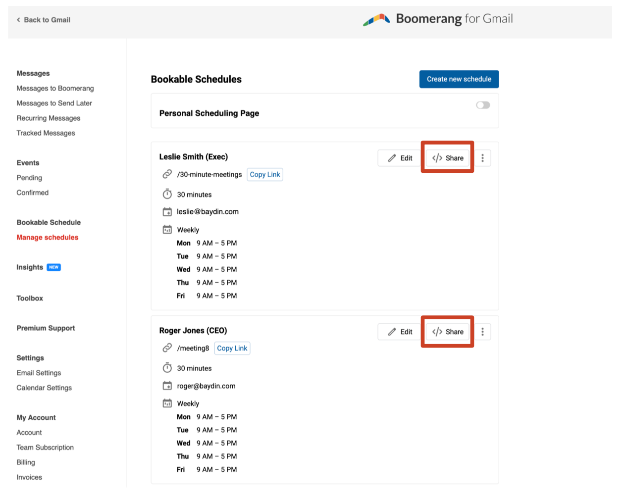 boomerang for gmail troubleshoot