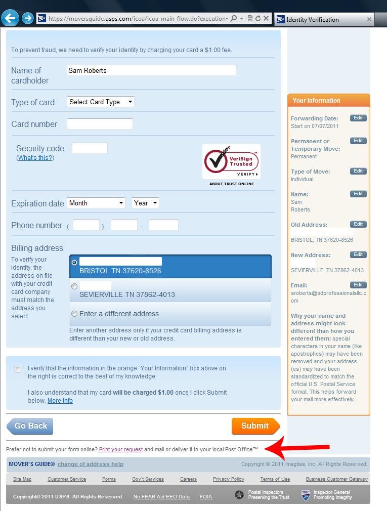 Us Post Office Change Of Address Online Form Alittlemisslawyer   102308