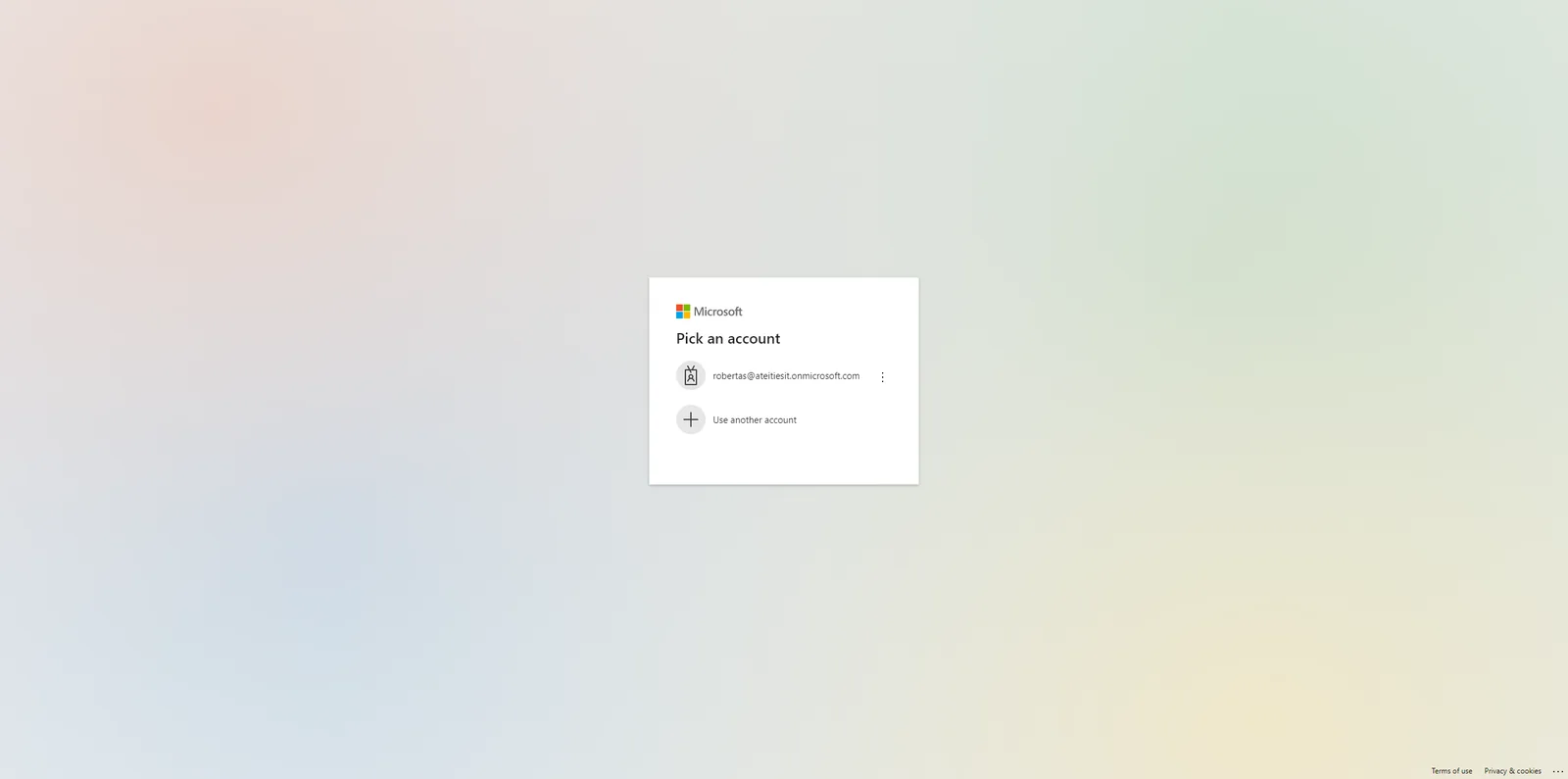 Integration setup screen 3