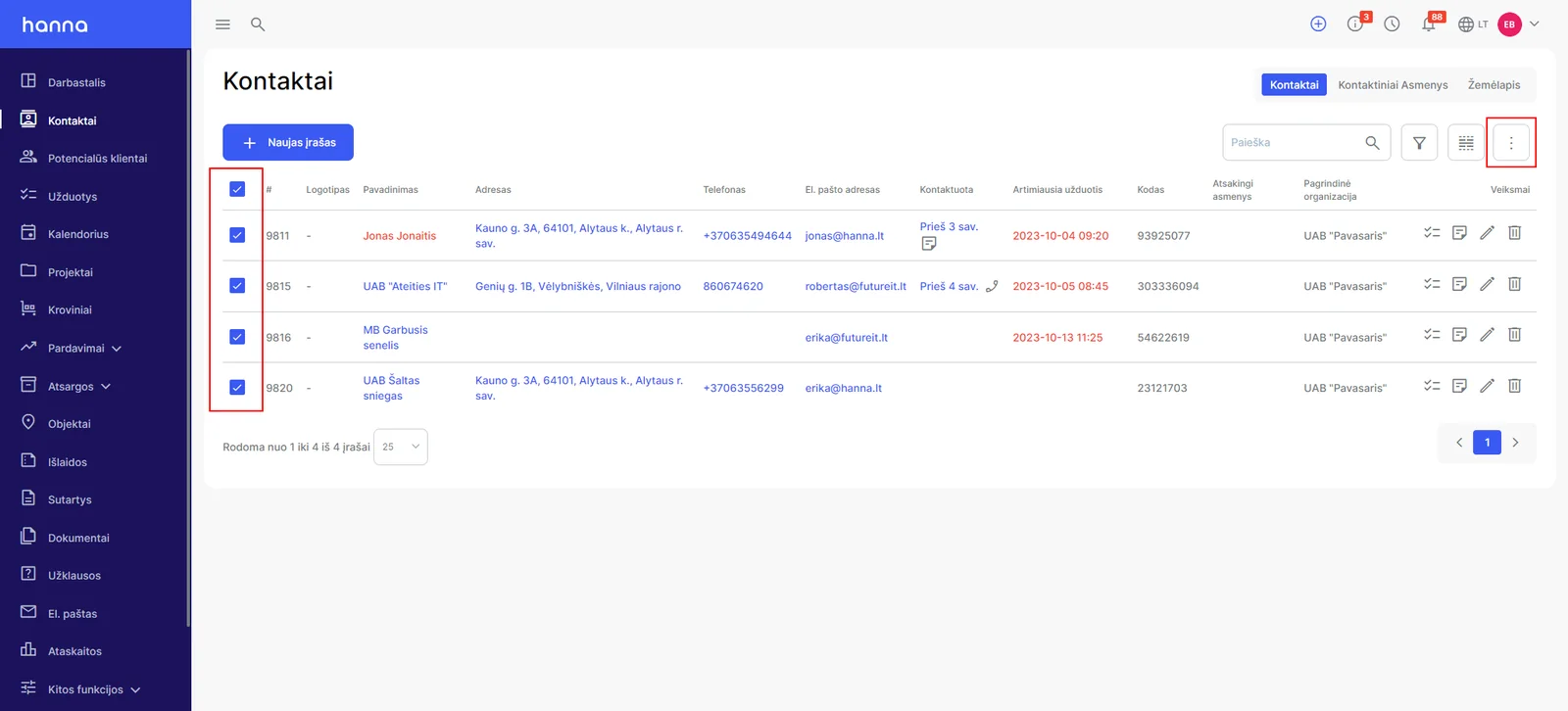 Integration setup screen 10