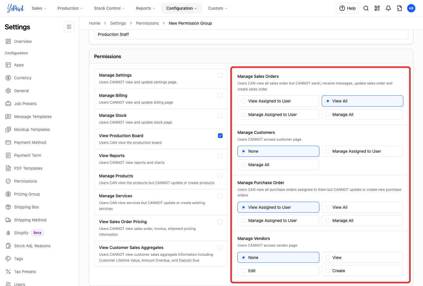 Scoped record permissions, highlighted