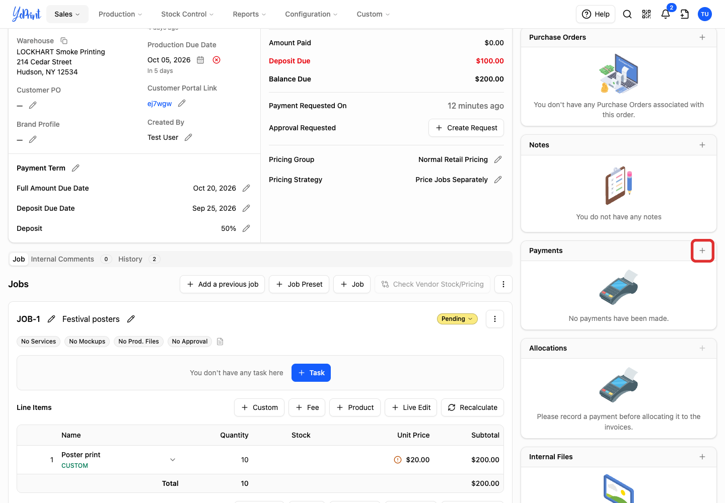 Add in Payments