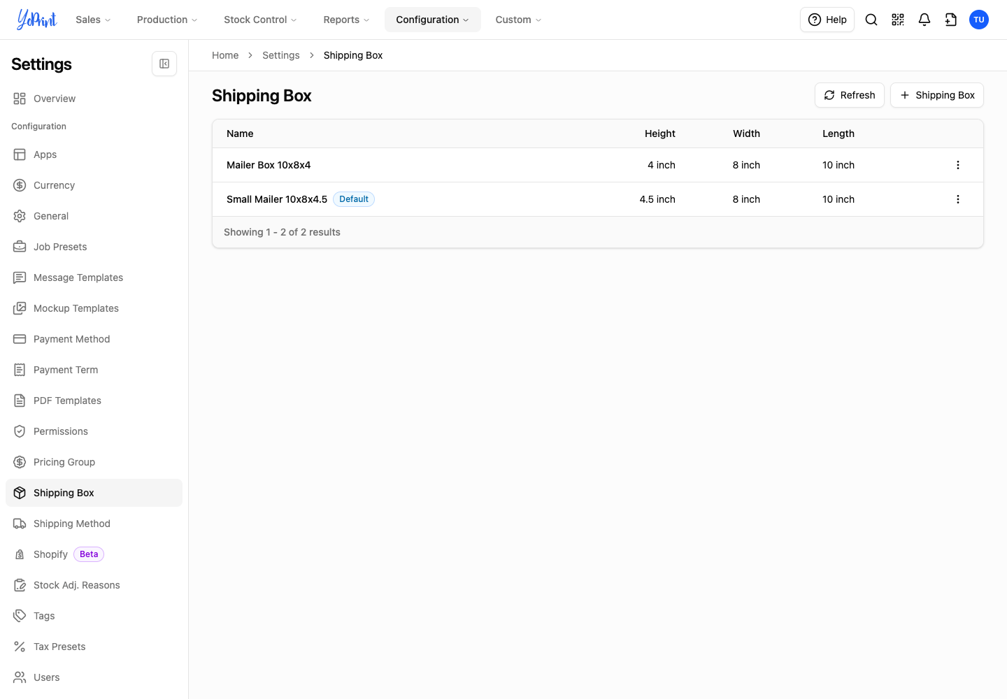 Small Mailer 10x8x4.5 marked Default