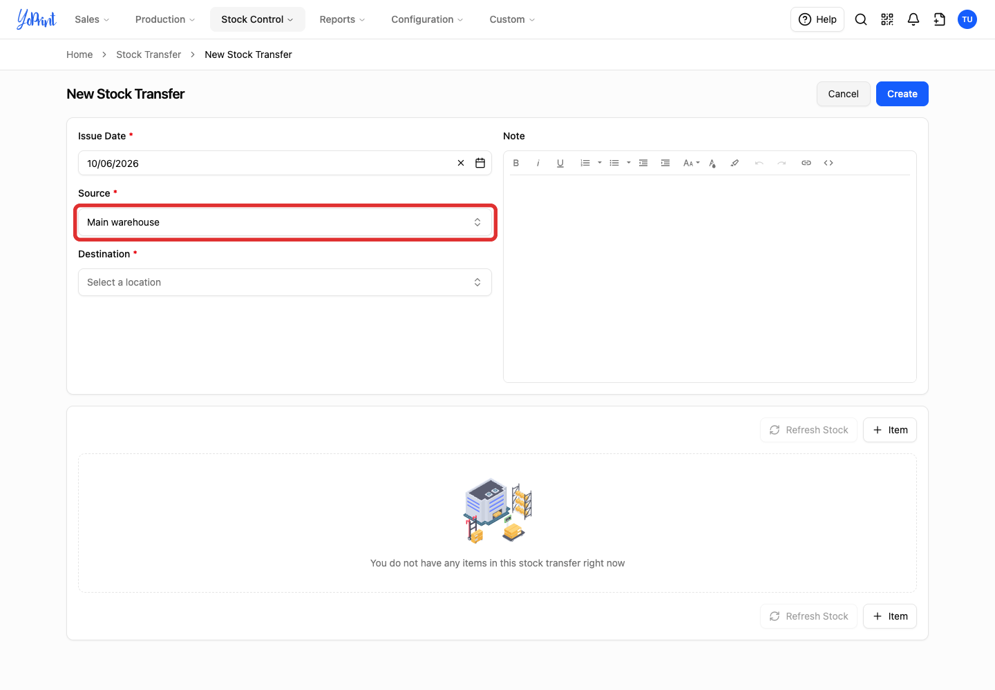 Source selector