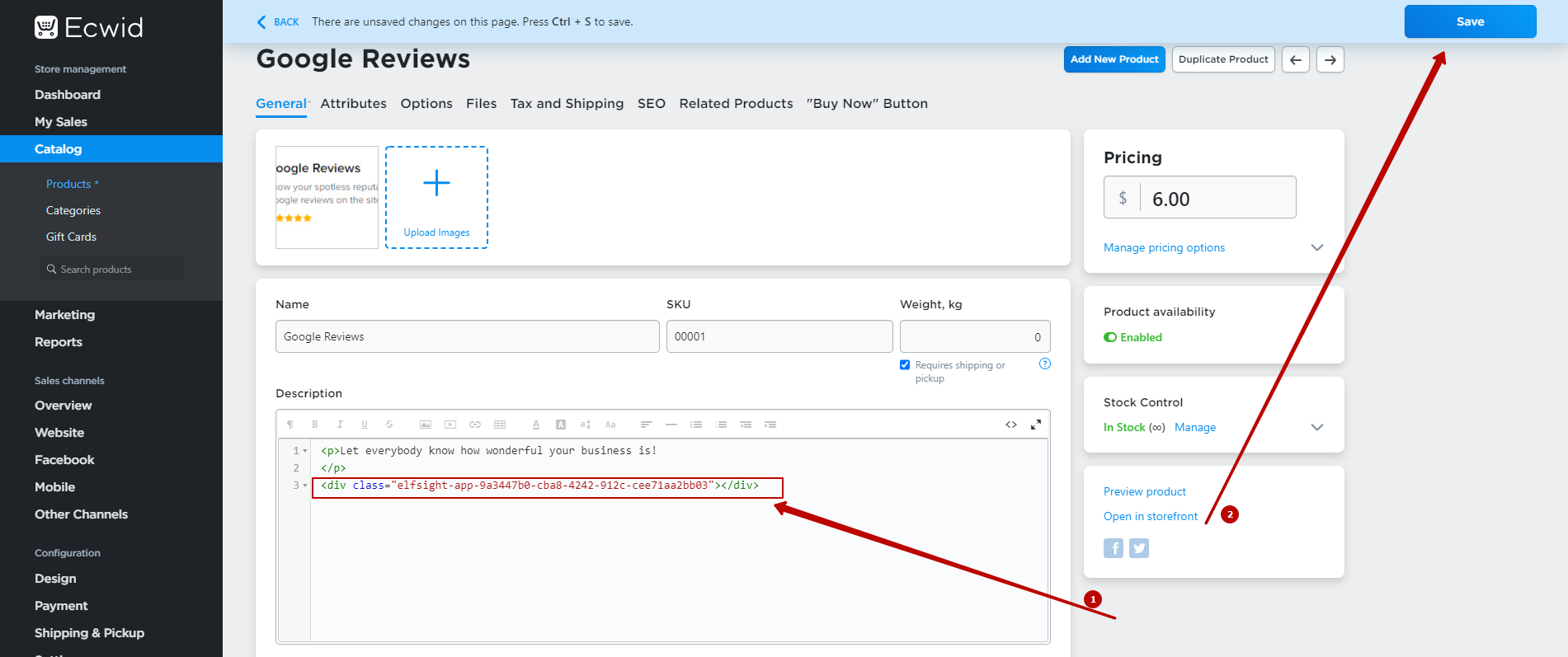 How to add Elfsight widget to Ecwid website Elfsight Help Center