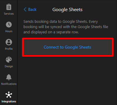 Connect to Google Sheets