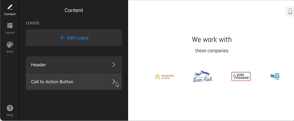 Call to Action Button GIF