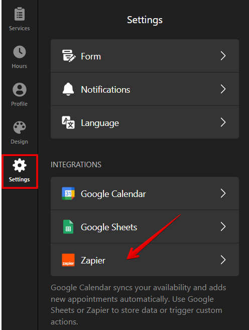 Zapier Integration