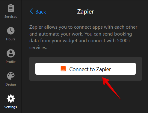 Connect to Zapier
