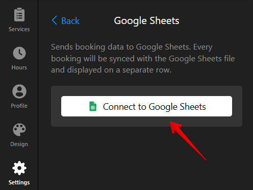 Connect to Google Sheets