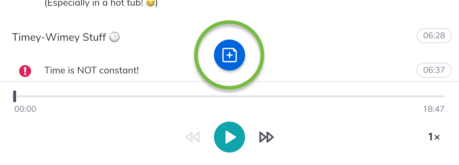 Glean Mobile - Playing Audio - Glean Help Center