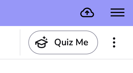 Image of the QuizMe button for a Collection