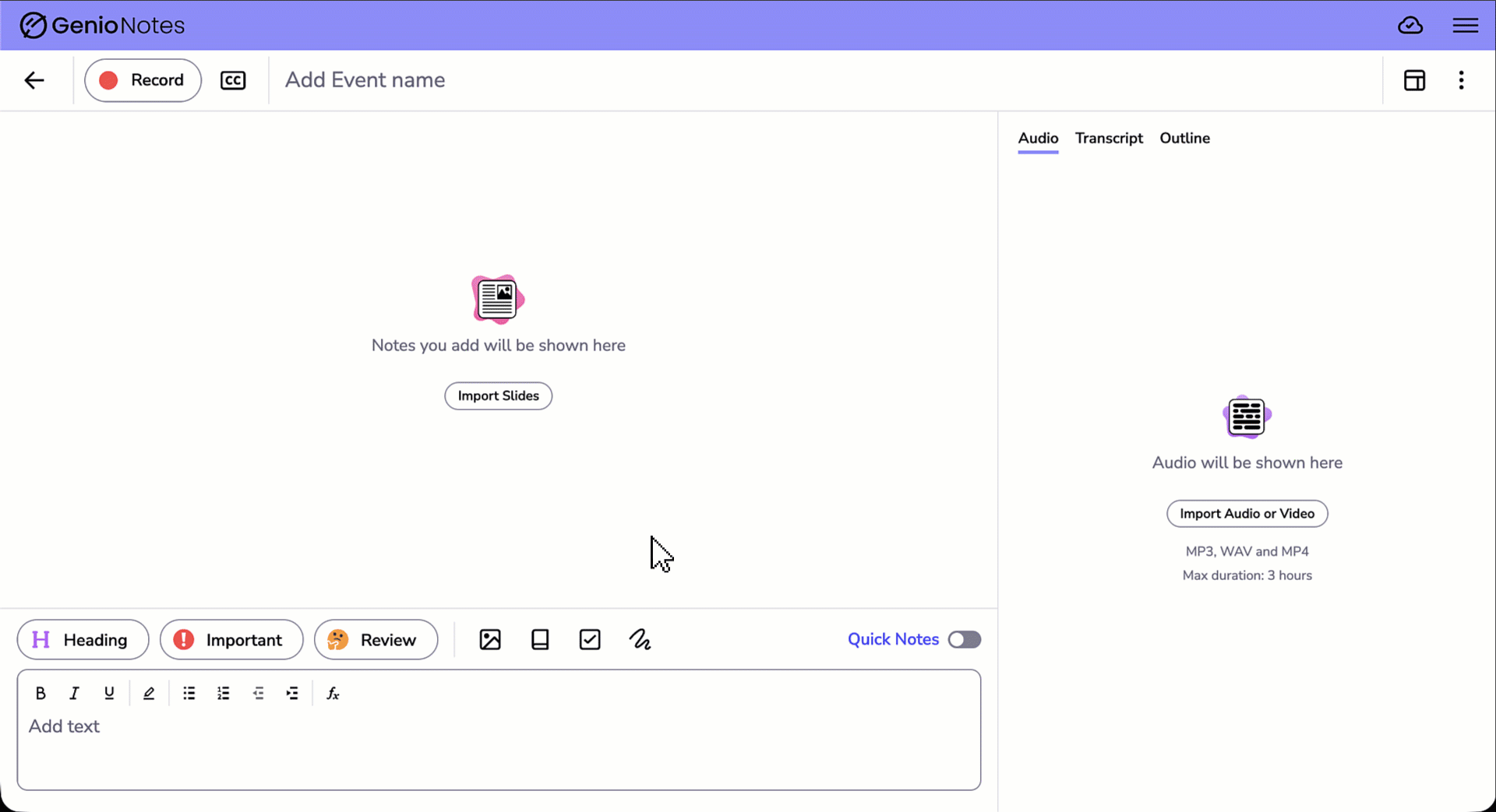 GIF showing adding a definition card.