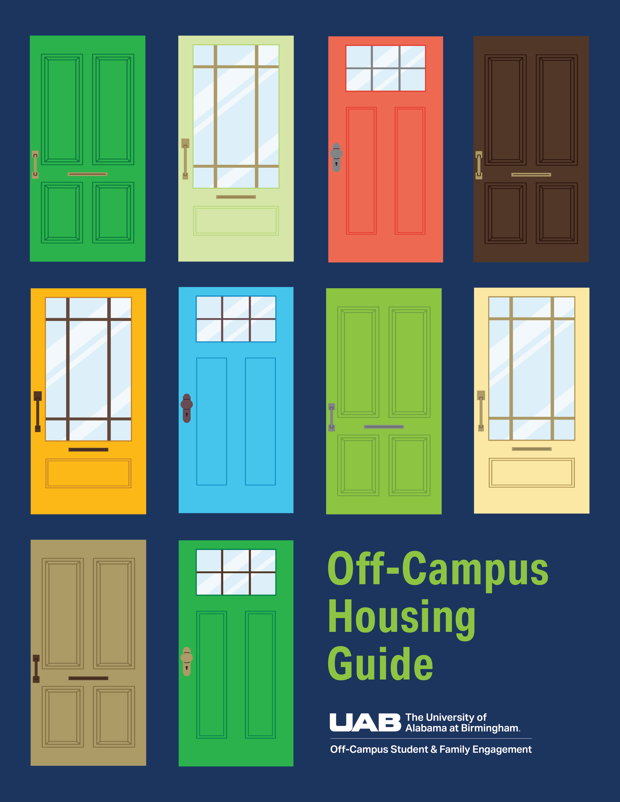 cover page of 2025 Off-Campus Housing Guide pdf