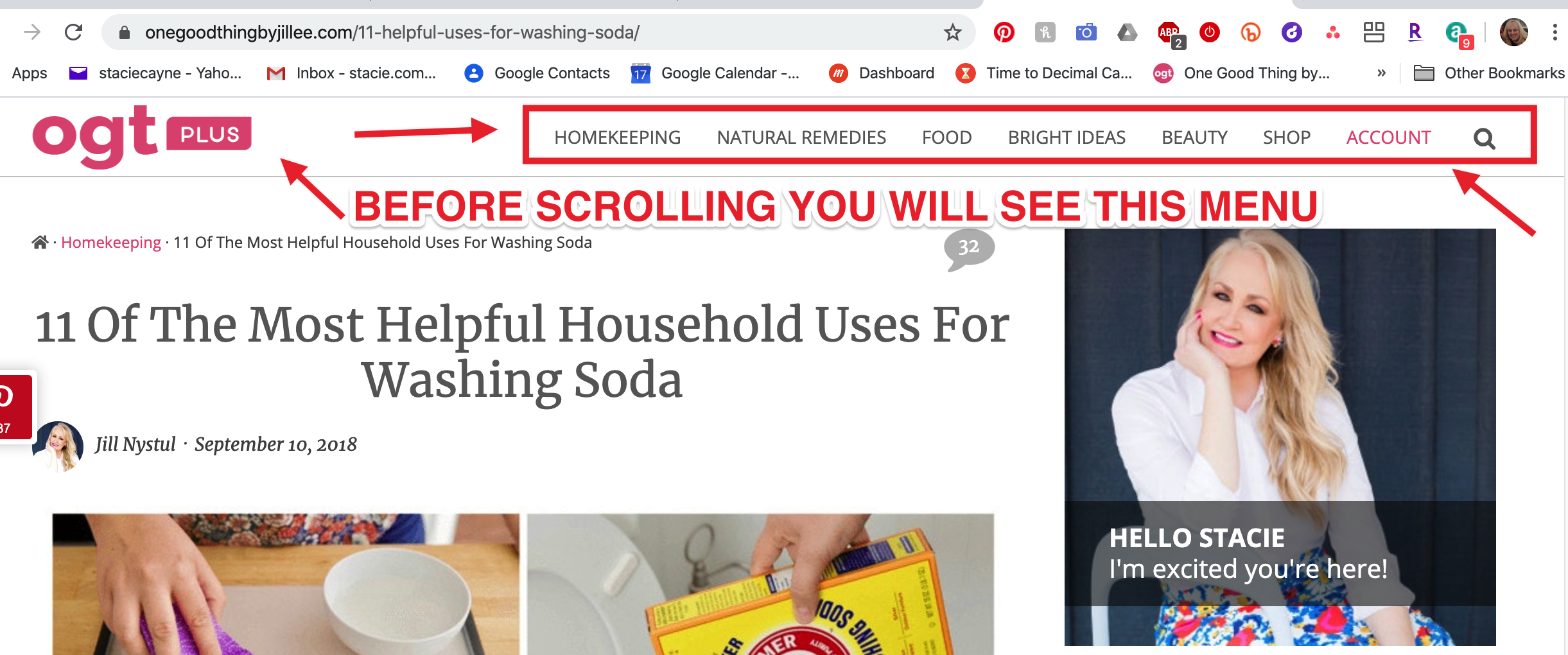 OGT Plus How do I save my favorite posts on my computer? One Good