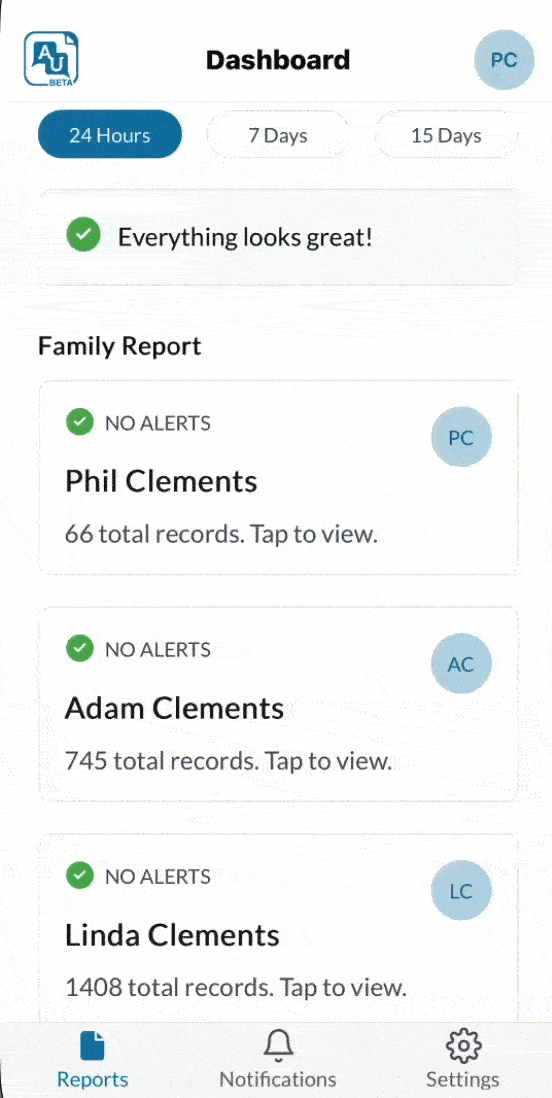 Reports-app-home