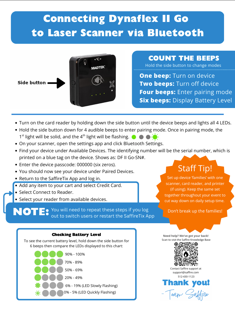 photo of chainway scanner with buttons labeled