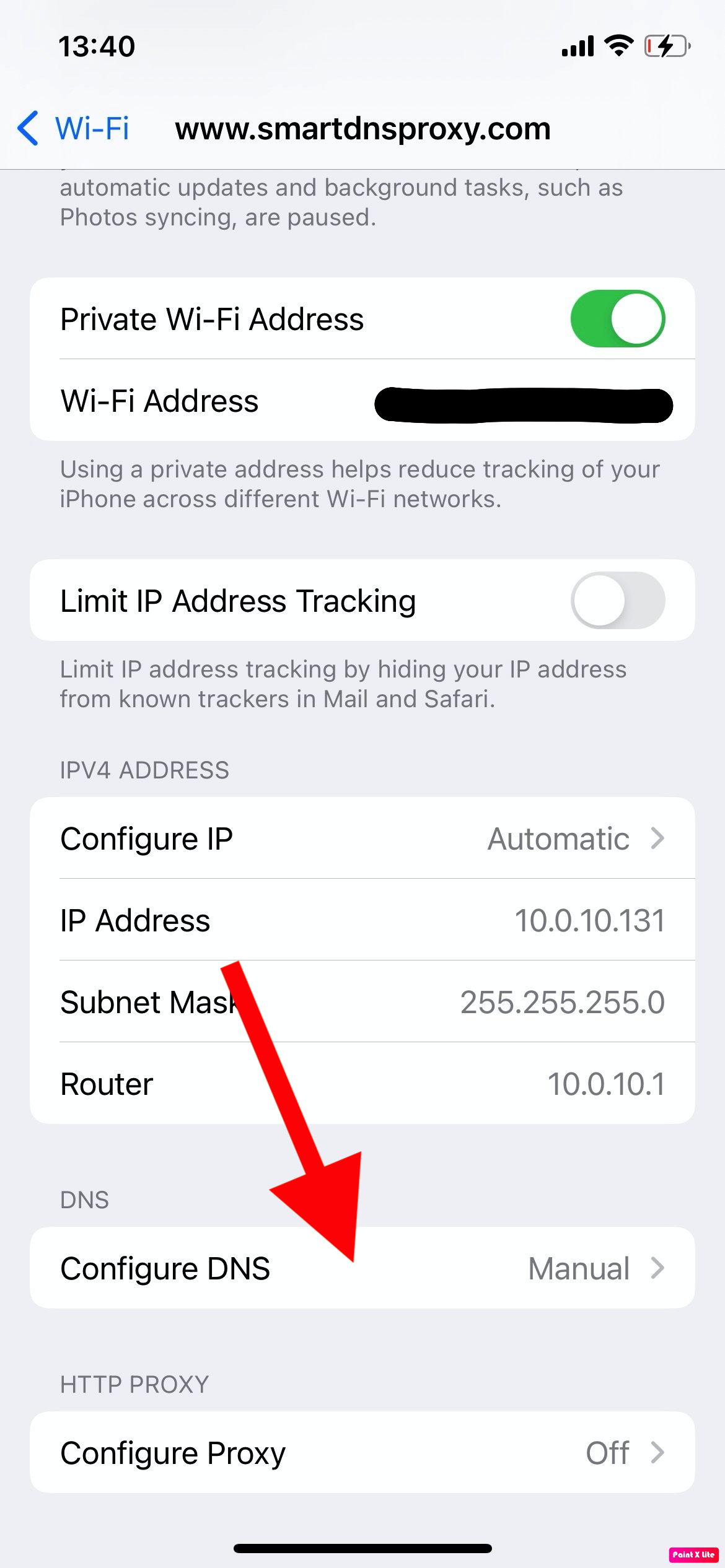 Настройка iPod для Smart DNS Proxy - Поддержка Smart DNS Proxy