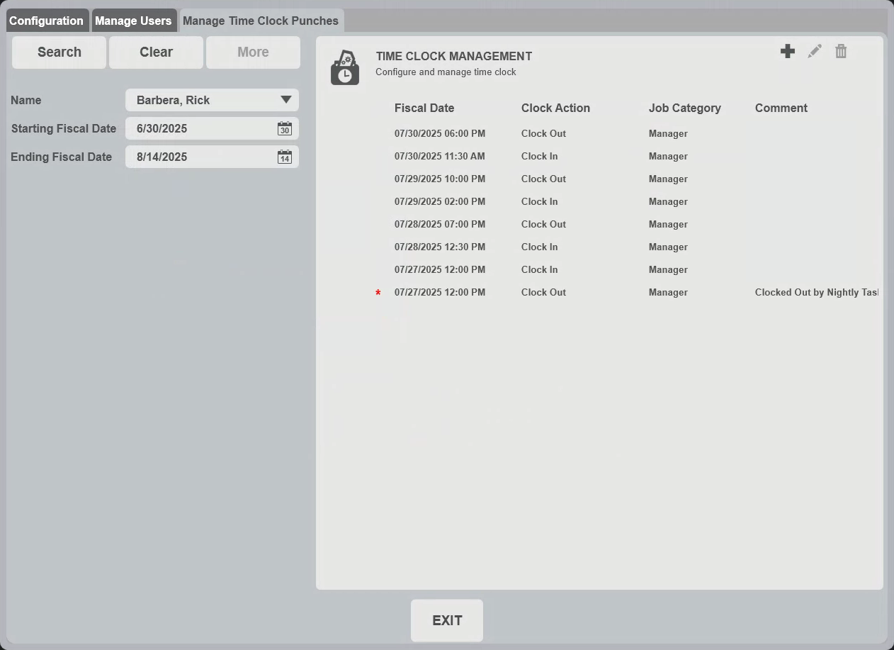 Sync Solus 4.1 - Sync Time Clock - Bowling Vision Knowledge Base