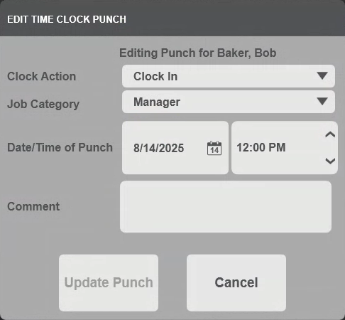 Sync Solus 4.1 - Sync Time Clock - Bowling Vision Knowledge Base