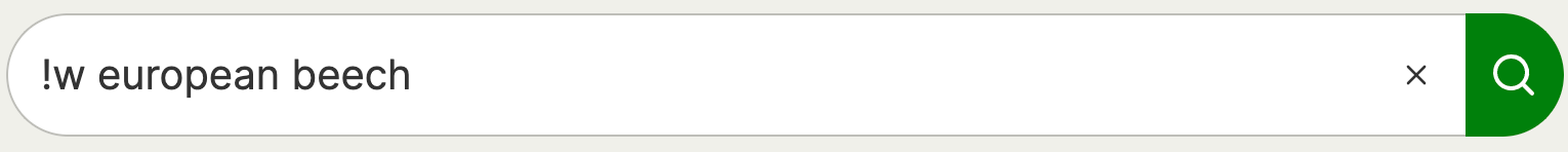 Image d'exemple d'utilisation du raccourci !w au début