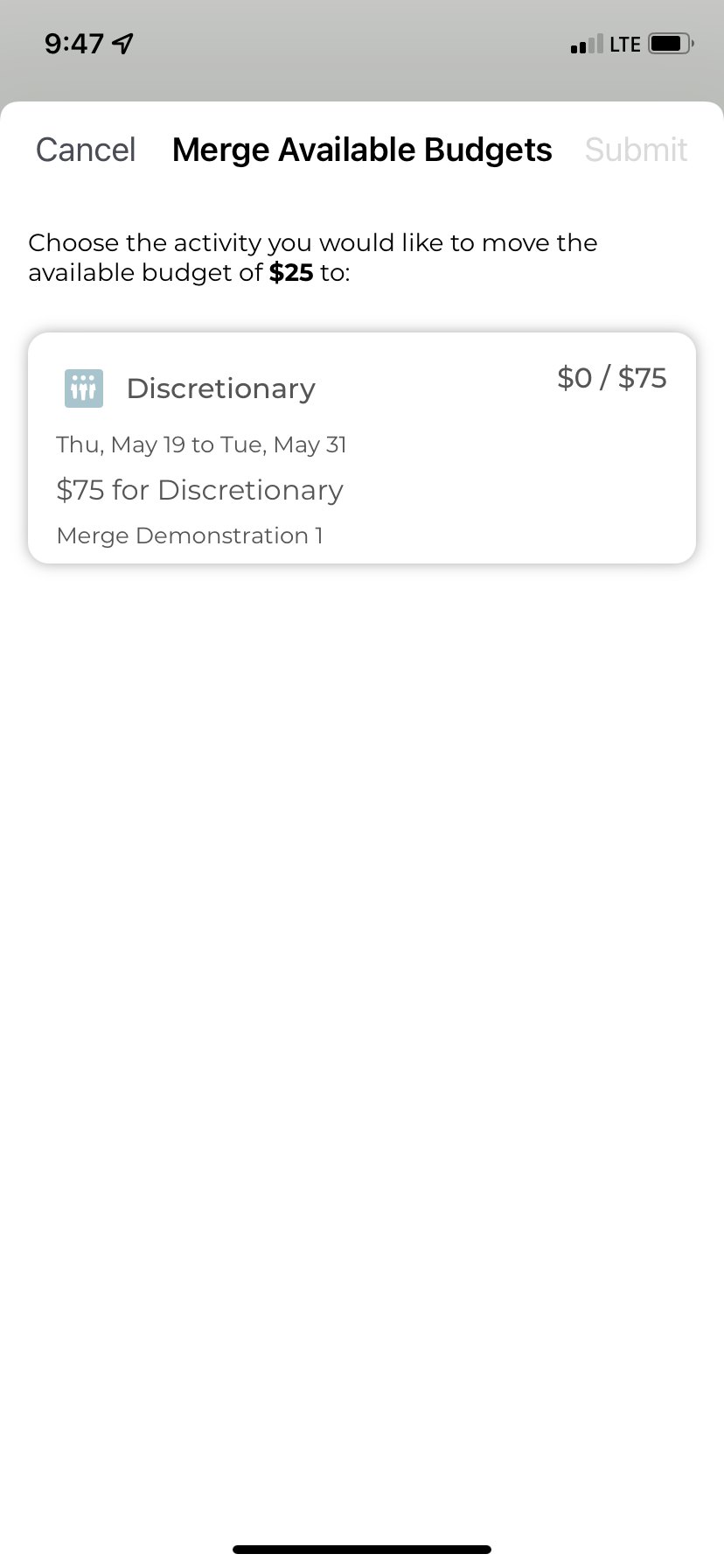 Merge Activity - Custodia Knowledge Base