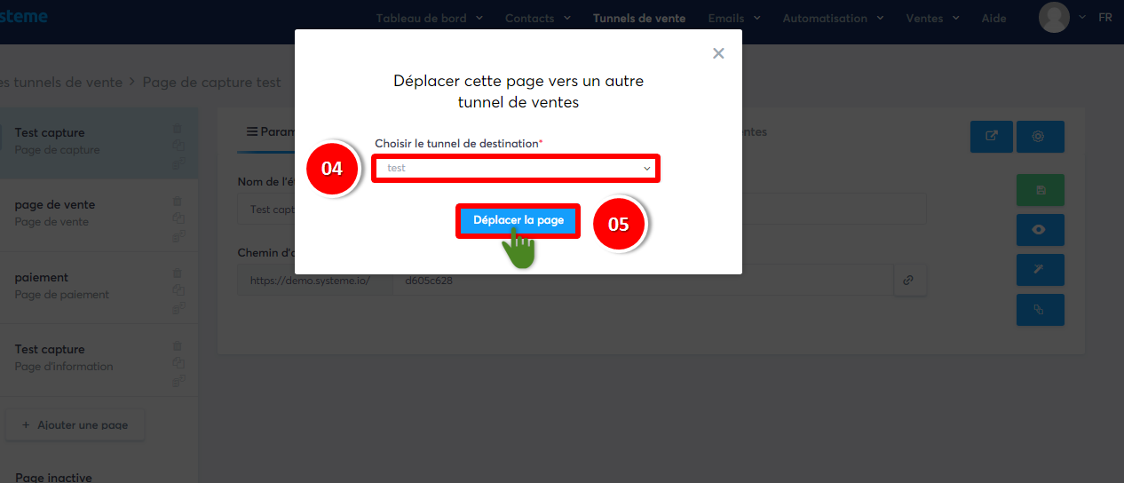 Comment Voir La Dernière Mise à Jour D'un Site Comment déplacer une page d'un tunnel à un autre - Aide en français