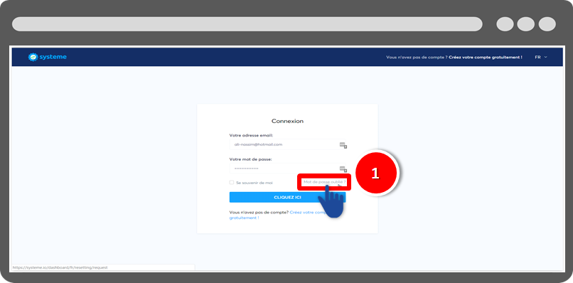 R SOLU R CEPTION MAIL SUITE R INITIALISATION MOT DE PASSE visual data 4