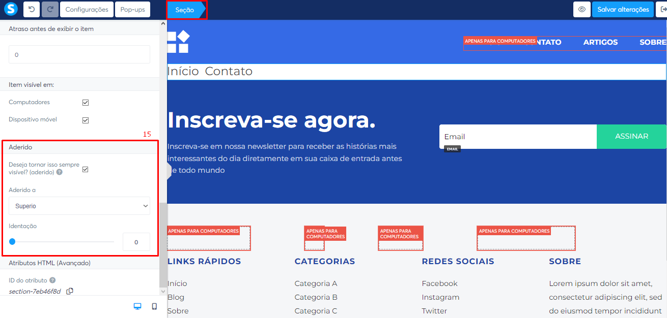 Como criar um website - Ajuda