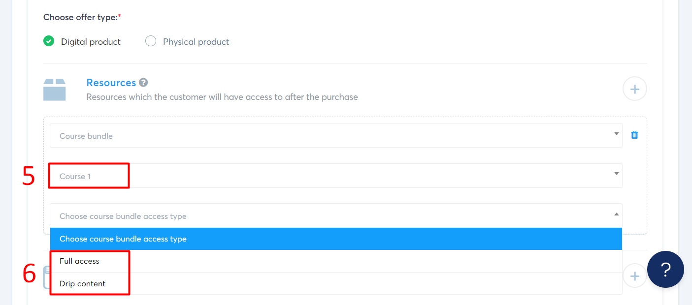 How to sell a course bundle - Help pages