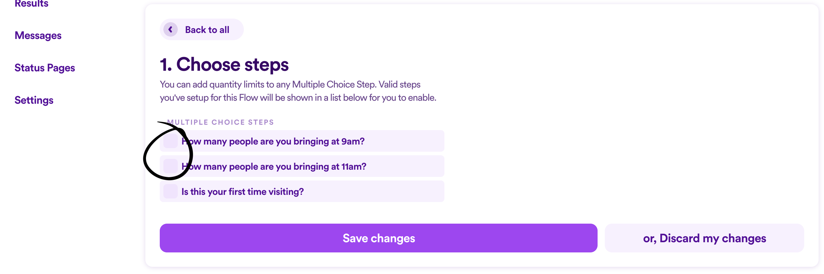 Flow Limits Item Quantity Nucleus 2 Help Center